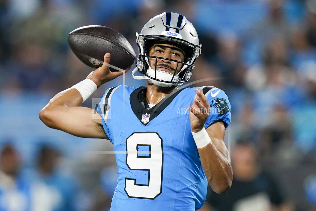 Carolina QB Bryce Young 'super grateful' to recover football from his first  NFL touchdown pass 
