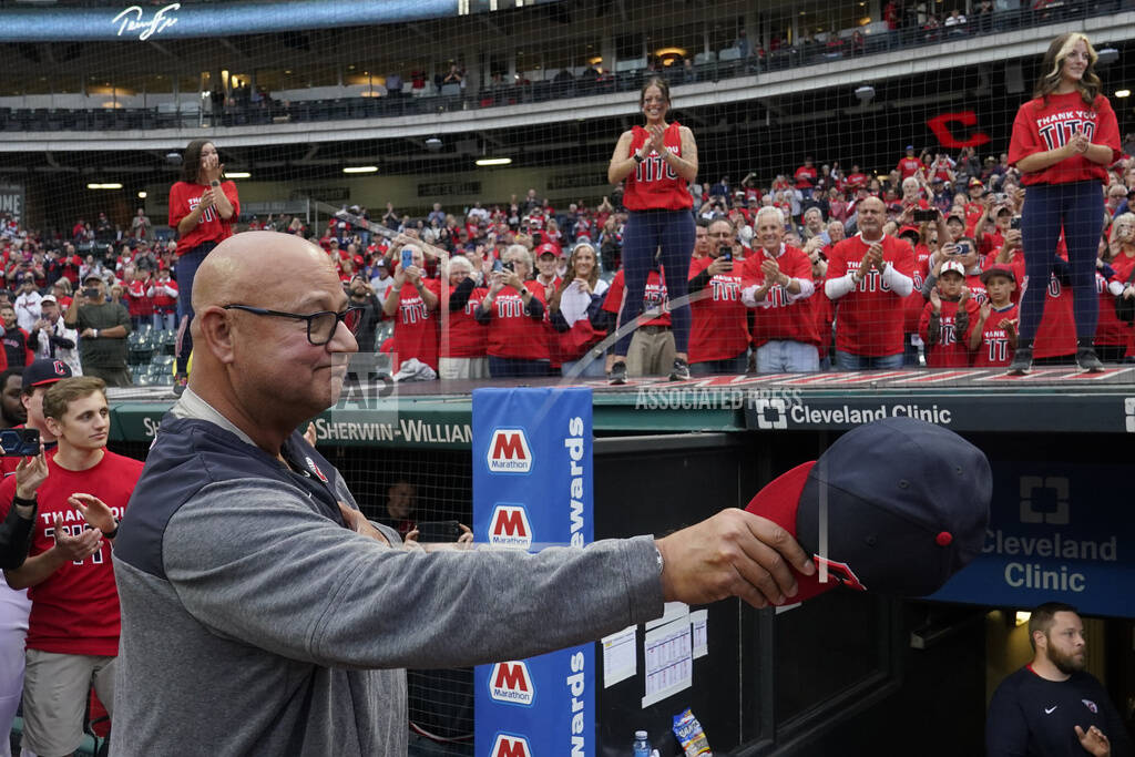Guardians give manager Terry Francona perfect send-off in his final home  game, 4-3 win over Reds - Record Herald
