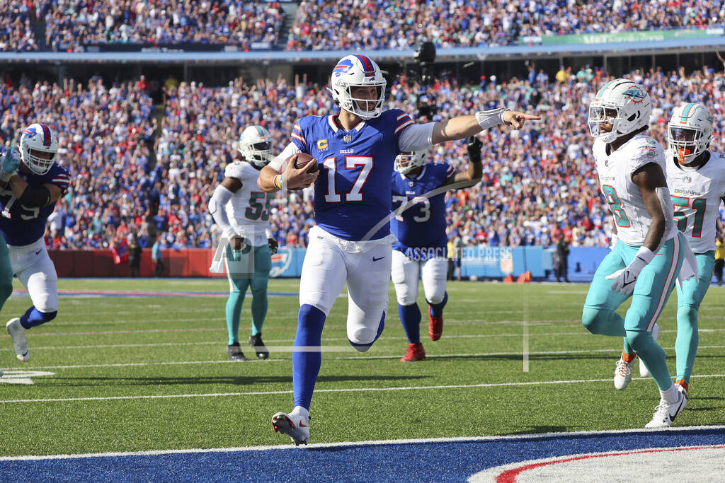 Josh Allen, Bills turn tables on high-powered Dolphins, win 48-20