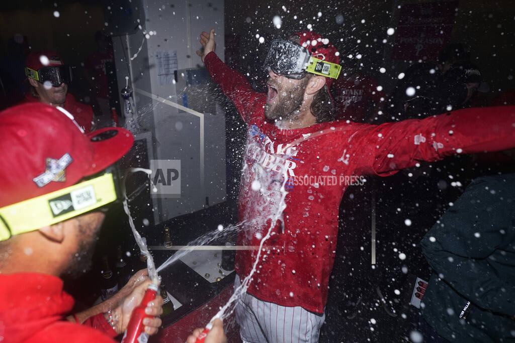 Philadelphia Phillies - Clinch Playoff Spot - Rob Thomson Locker